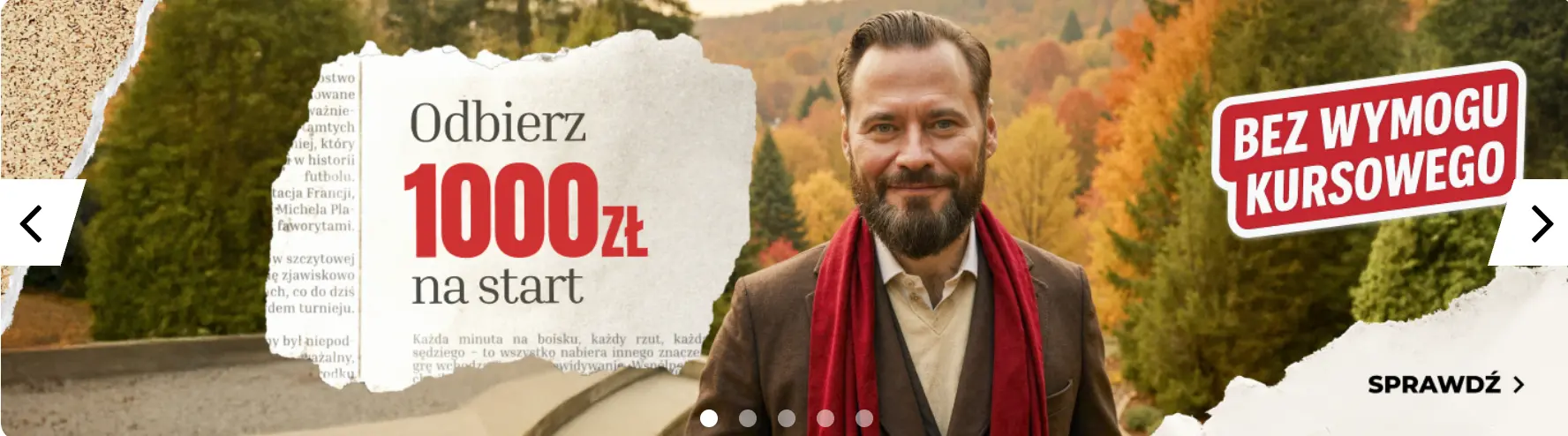 Fuksiarz Bonus powitalny dla nowych graczy