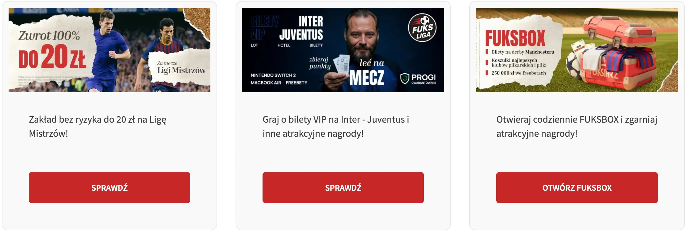 Fuksiarz Promocje i bonusy dla graczy w kasynie